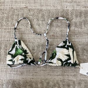 Agua Bendita calliope beaded bikini top Medium